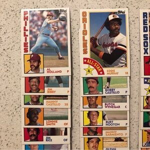 60 - 1984 Topps Baseball cards Wade Boggs Tom Seaver Eddie Murray Cal Ripken